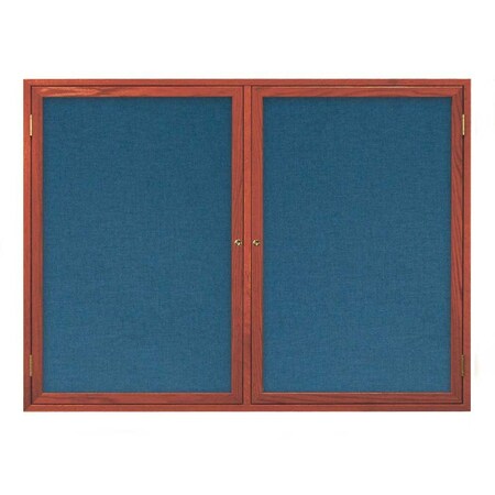 United Visual Products Open Faced Traditional Corkboard, 60x36" UV643A-WHITE-RUBBER